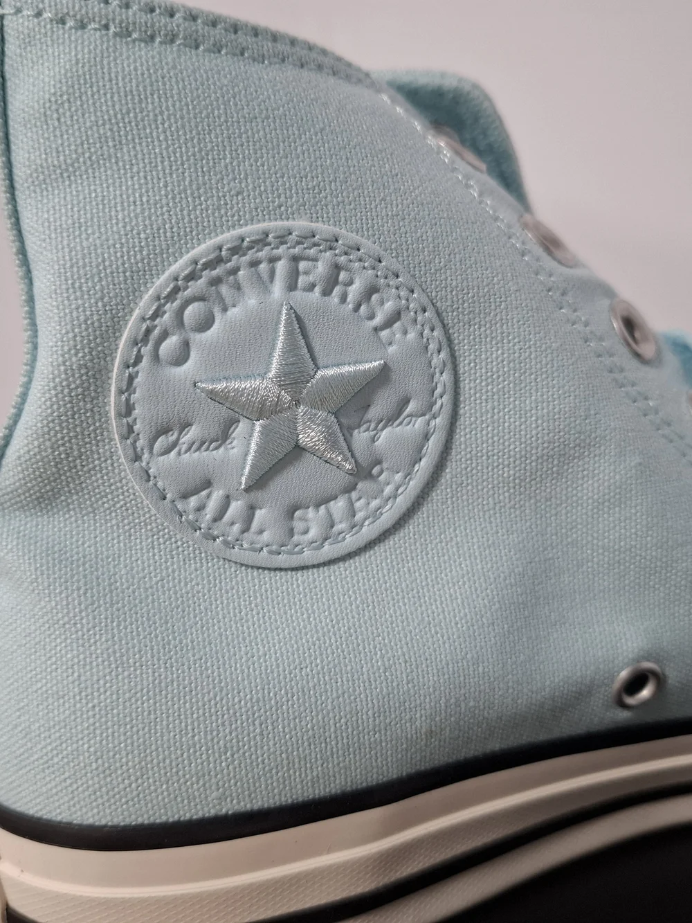 Converse Women’s High-Top Sneakers in Light Blue